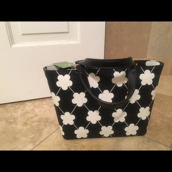 Juno Kate Spade Bag- Black and White Print (NWT) - Picture 4 of 5